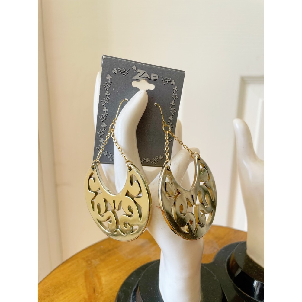 Statement laser cut earrings